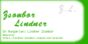 zsombor lindner business card